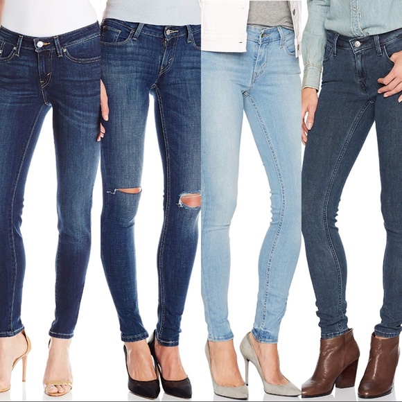 Levi's 535 Super Skinny Jeans in Mid Roast - Picture 5 of 5